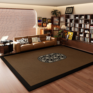 轻奢地毯客厅沙发茶几毯高级大面积卧室欧式风家用进门口地垫房间