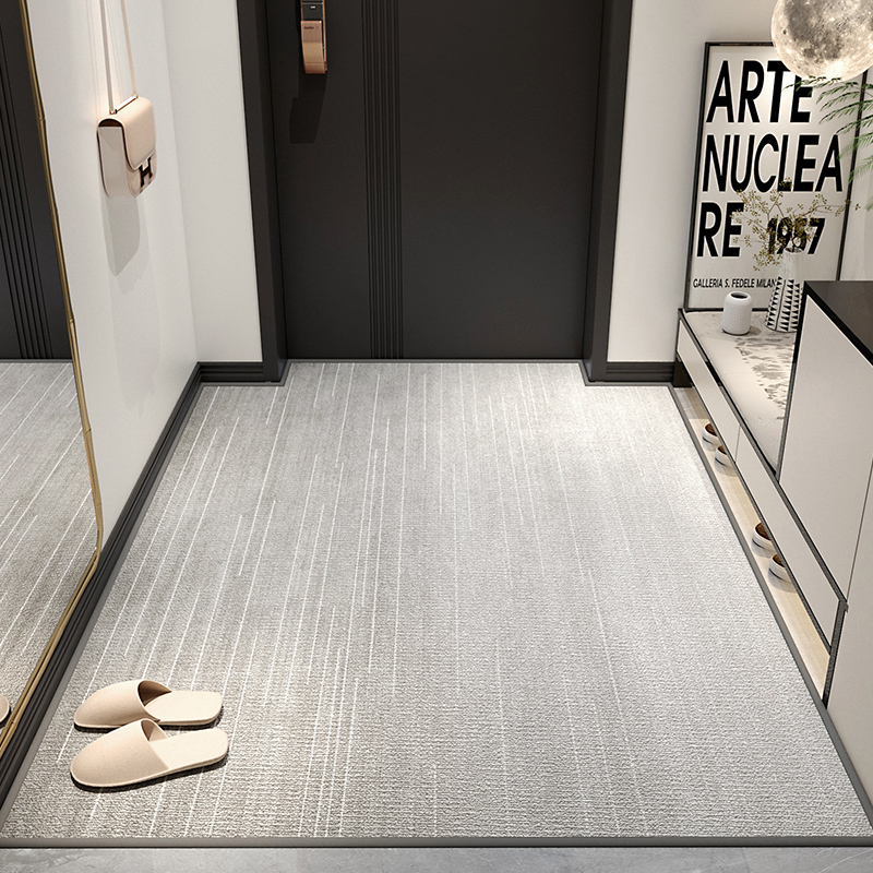 轻奢现代家用进门口地垫入户门垫防滑脚垫子门厅客厅踩脚地毯定制