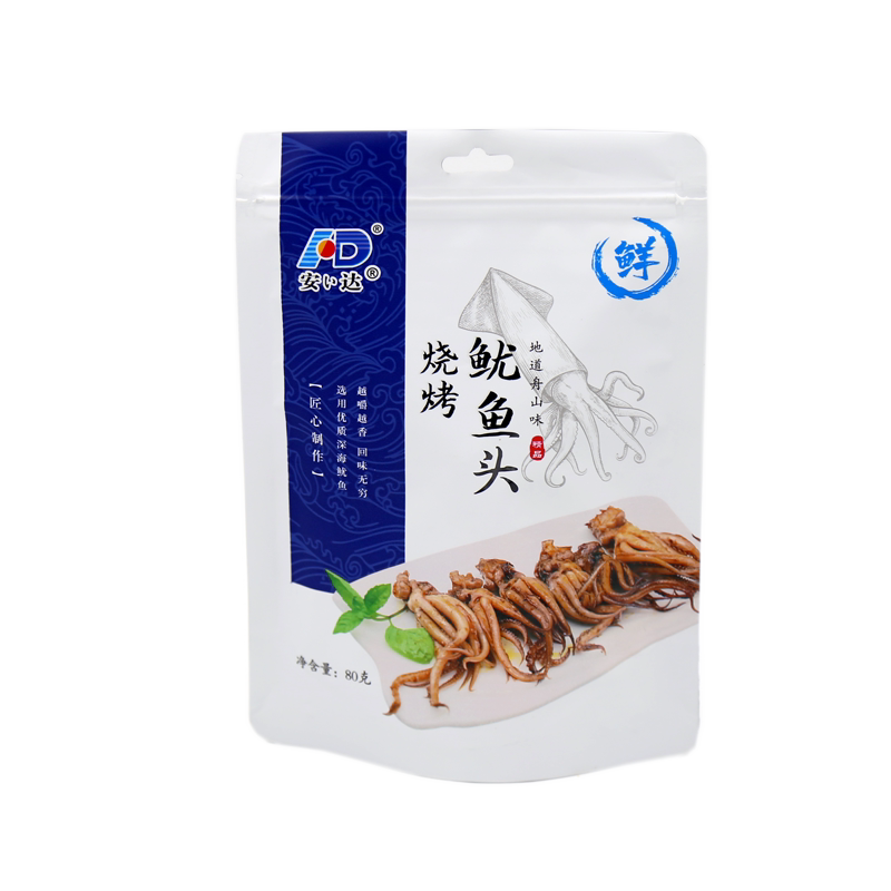 安达烧烤鱿鱼头80g即食海鲜鱿即食鱿鱼零食