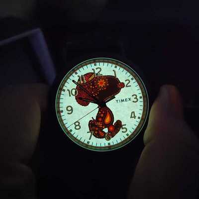 特色史努比联名男女手表天美时