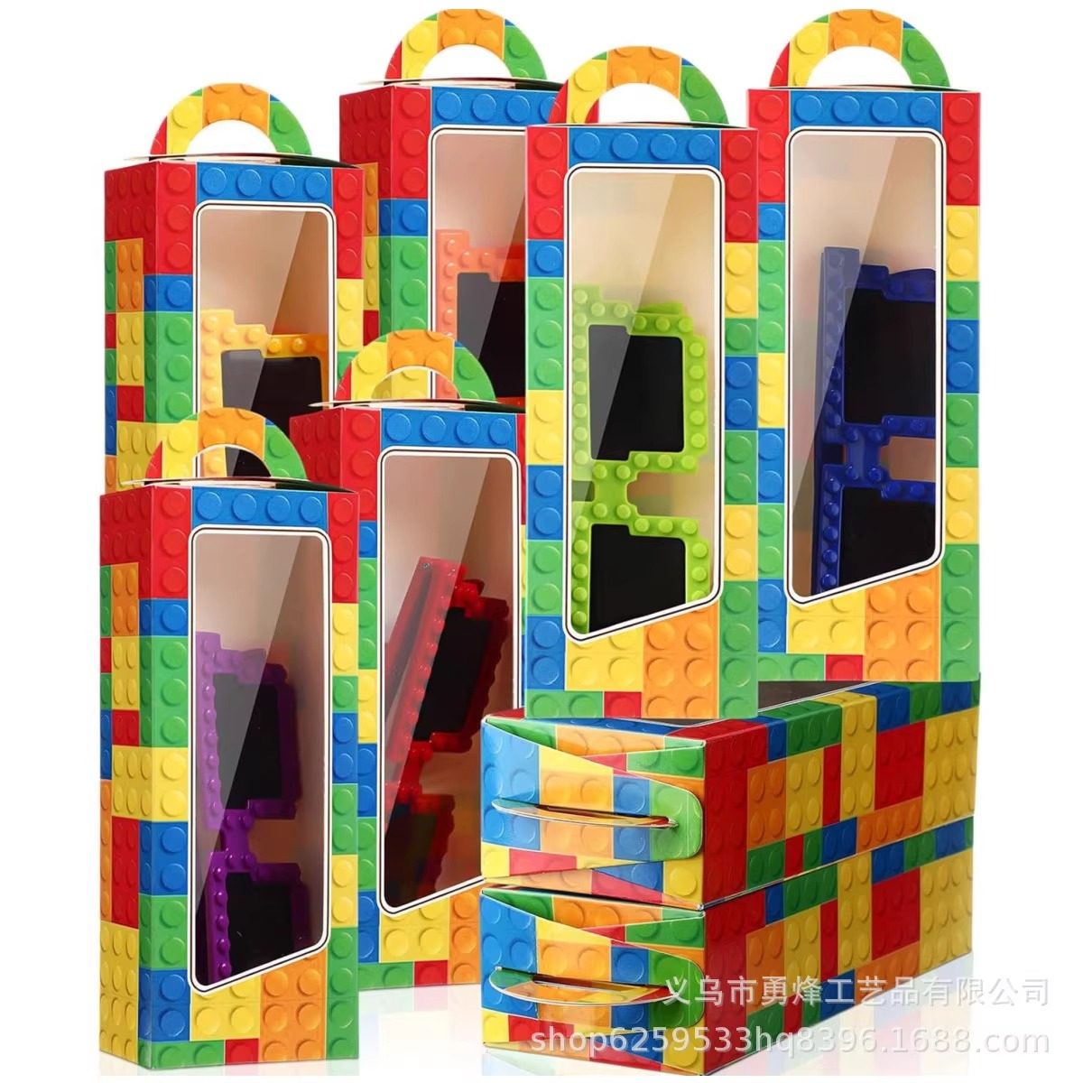 我的世界积木芭比娃娃独角兽赛车泰勒主题儿童生日礼物眼镜盒子,节庆用品/礼品,节日装扮用品,淘宝优惠券,粉丝福利购,淘宝优惠卷