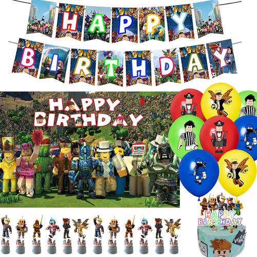 roblox虚拟世界生日派对气球套装