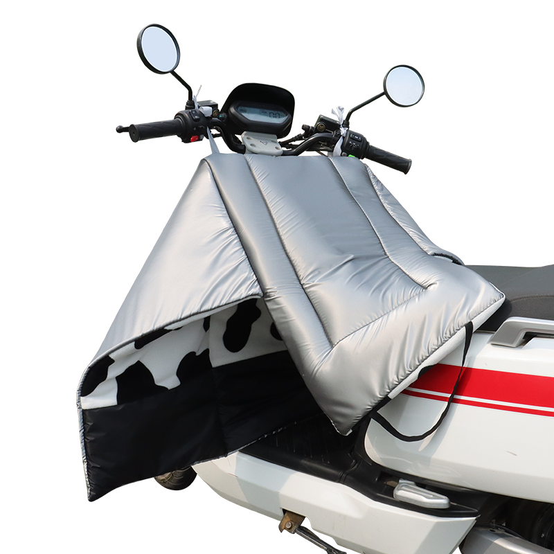 电动车挡风被冬季分体加绒加厚电瓶踏板摩托防风罩适配于9号小牛