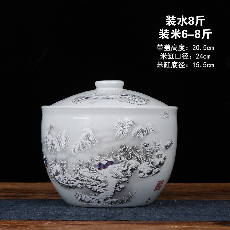 米缸陶瓷北欧陶罐带盖20斤10斤30斤5储米密封防虫防桶在类目 厨房/烹饪用具, 厨用小工具/厨房储物, 储物瓶罐/厨房储物器皿, 米桶/米缸中 - 来自Buy2taobao.com提供专业的淘宝代购服务