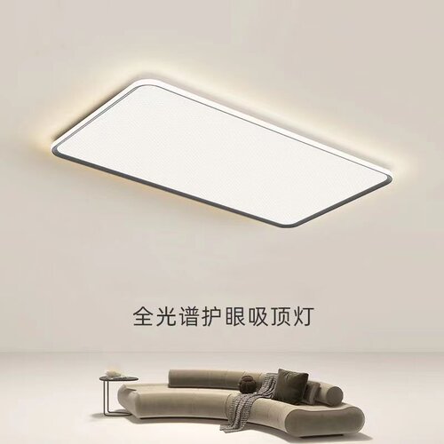 led吸顶灯圆形客厅灯长方形简约现代大气家用阳台卧室灯具吊灯