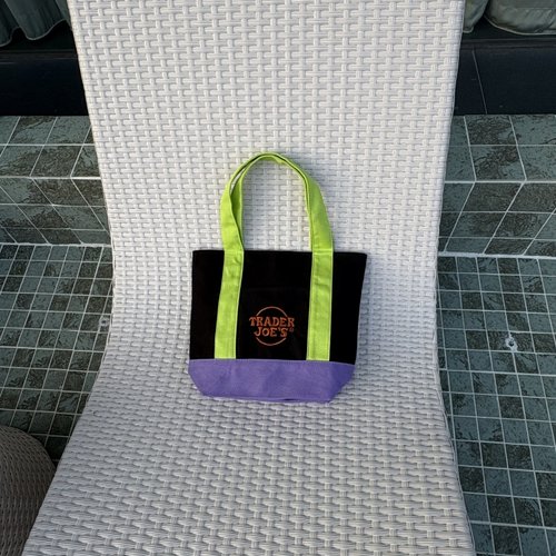 traderjoes时尚潮流拼色帆布包