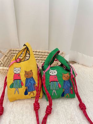 背心包刺绣手提斜挎包手机包