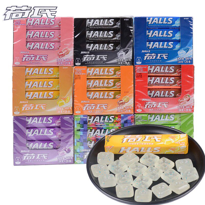直播推荐薄荷糖水果糖维果C薄荷午夜风暴蓝霉680g整包20支*34克包|ruв категории закуски/орехи/специальность, конфеты/желе/пудинг, конфеты - от Buy2taobao.com для оказания профессиональной услуги покупки агента Taobao