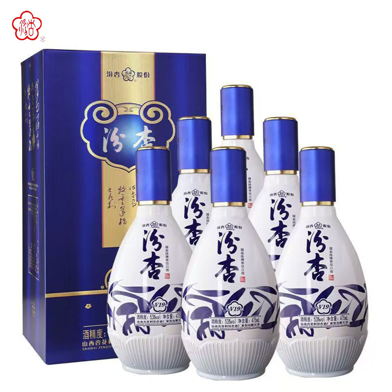 汾杏珍藏V19清香型53度白酒