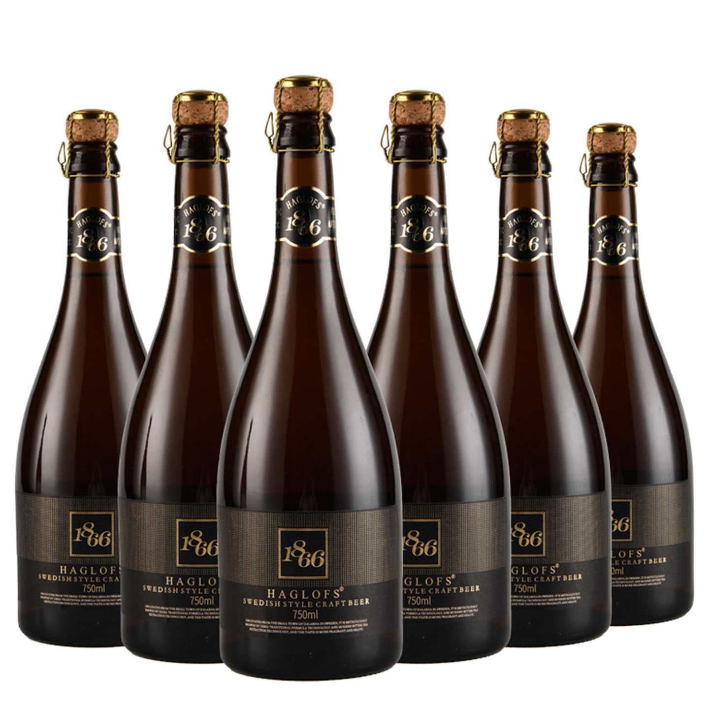 1866苦荞原浆精酿啤酒750ml*6瓶
