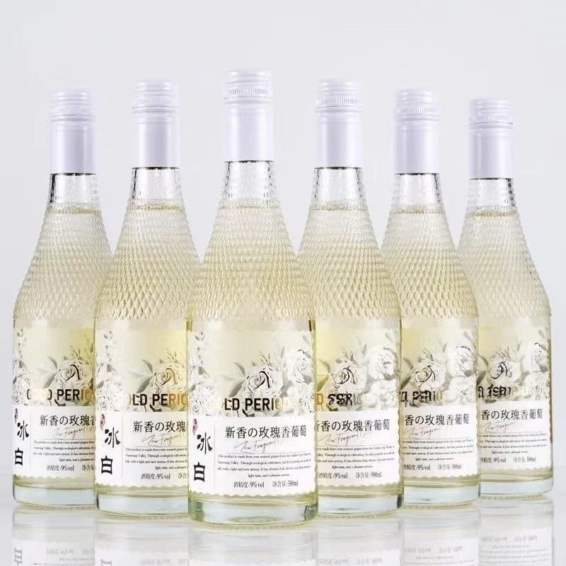 Золотая эпоха Little Pu Rose Fragrant Ice White Wine 9-градусный 500 мл*6 бутылок вина с низким содержанием алкоголя, слегка опьяняющее десертное вино для дам