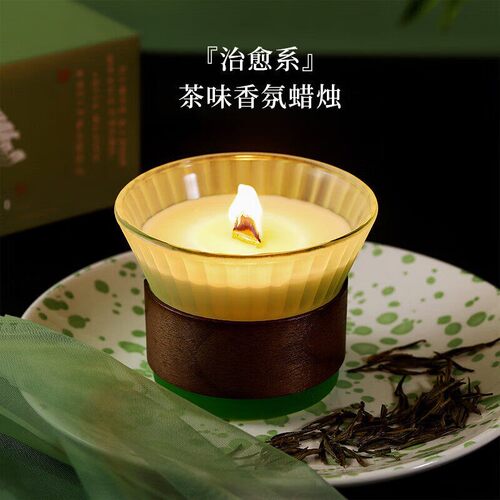 睡莲香薰蜡烛室内氛围感伴手礼