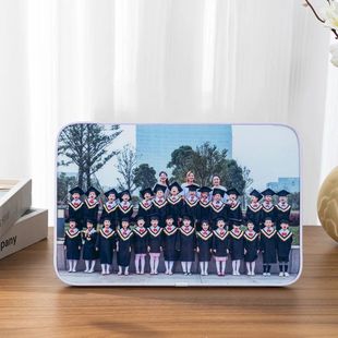 定制幼儿园小学初中班级合照毕业合影集体照挂墙水晶相框版画摆台