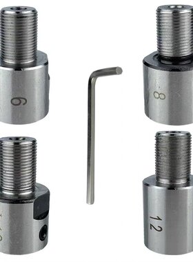 卡盘K01 K02 50 63 65电机轴连接杆12mmM14卡盘连接套卡盘链接杆