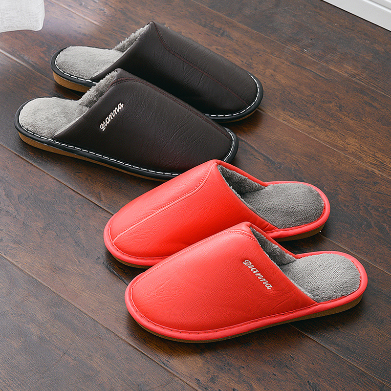 棉拖鞋女冬季家用防滑室内防水