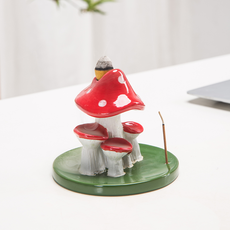 陶瓷倒流香炉创意蘑菇茶道