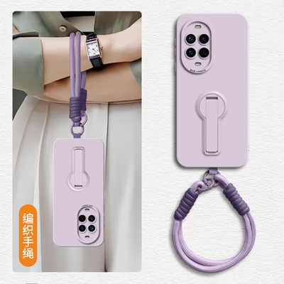 折叠支架适用华为nova14ultra手机壳新款nova13pro硅胶12保护套11se高级感10/9/8/7/6/5带手绳全包防摔男女软