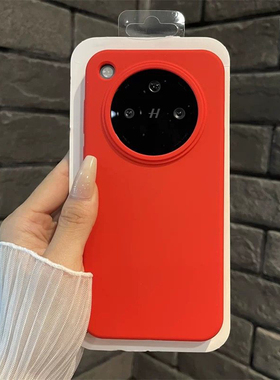 ins风大红色适用xiaomi17promax手机壳新款MIUI亲肤15spro软糯14ultra纯色13t液态硅胶civi5全包防摔简约软壳