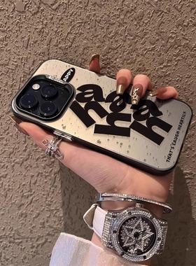 英文hahaha适用于华为mate60pro手机壳新款mate40pro手机套60全包mate50动漫卡通防摔mate30防摔个性简约保护