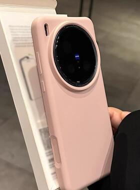 灰粉色适用realme真我gt8pro手机壳新款gt8纯色gt7软糯neo7亲肤gtneo6液态硅胶gtneo5se保护套橡皮擦防摔软壳