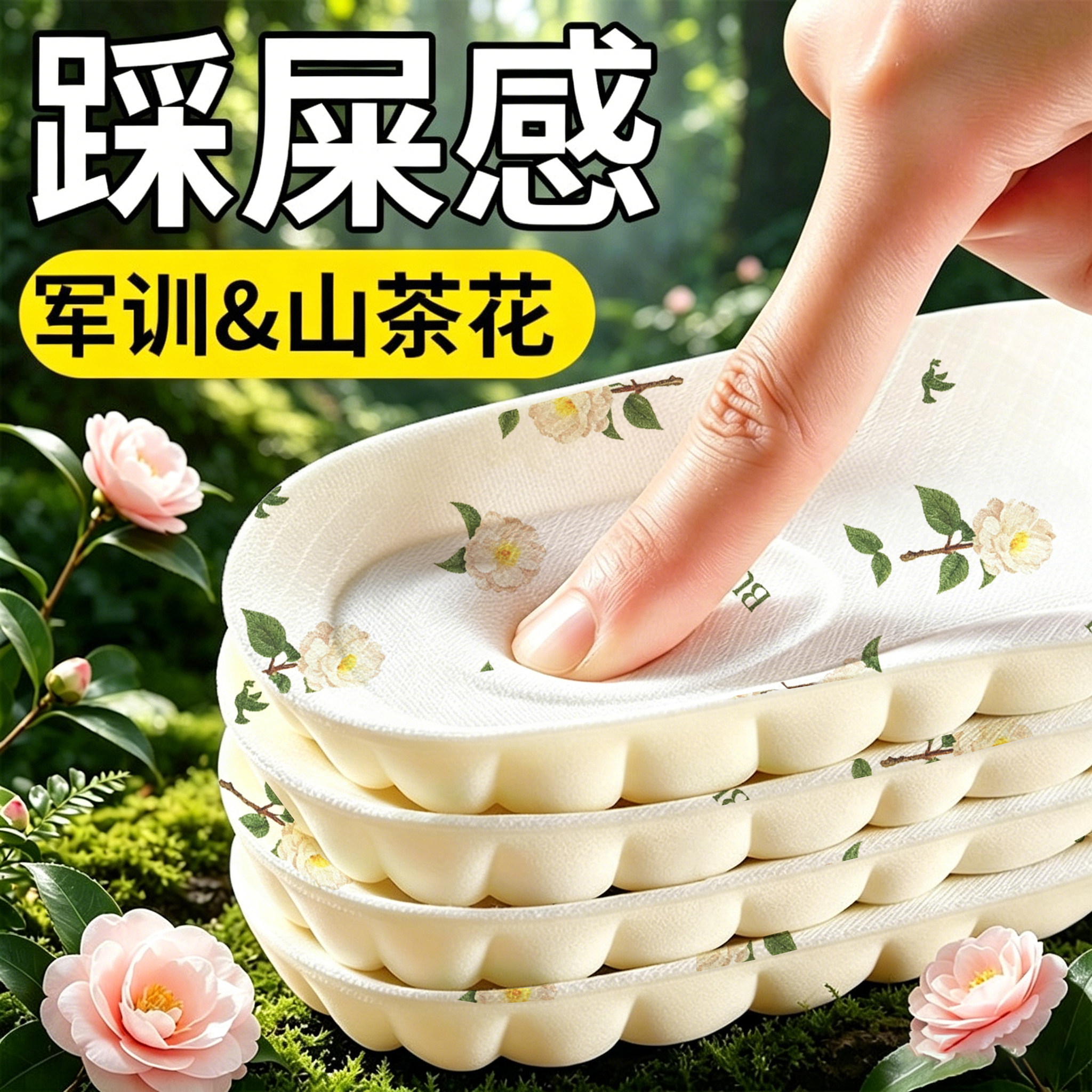 女生军训好物大一新生开学住校生活用品大全山茶花鞋香气鞋垫