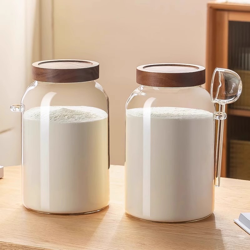 米桶家用2025新款米缸面面粉杂粮密封收纳罐带勺储粮桶大号储存容