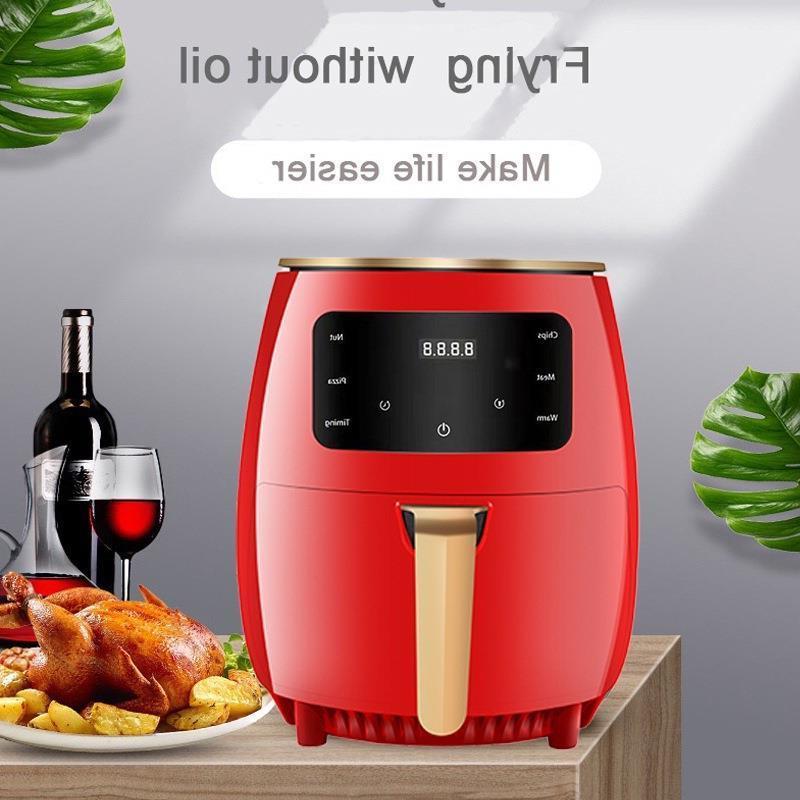 8L English air fryer oven Oil free Airfryer touch screen 6L