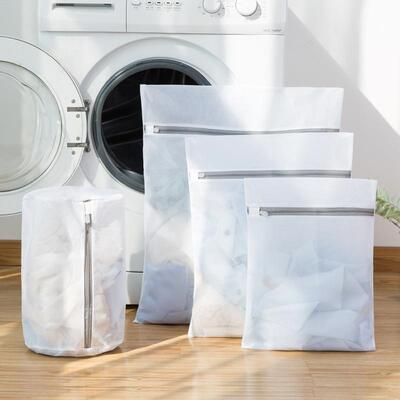 Mesh Laundry Bag Polyester Laundry Wash Bags Coarse Net Laun