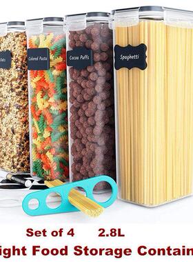 Food Storage Containers Pasta Spaghetti Cereal Pantry