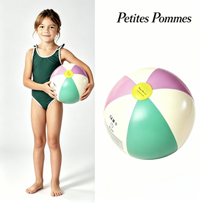 Petites Pommes沙滩球充气儿童戏水玩具早教游泳