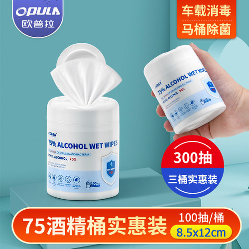 杀菌车用抽取式马桶清洁酒精湿巾