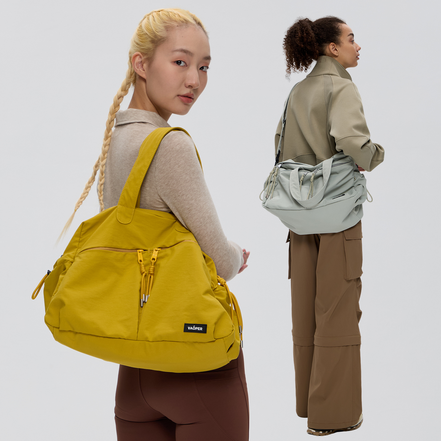 VAOPER大容量短途旅行斜挎包