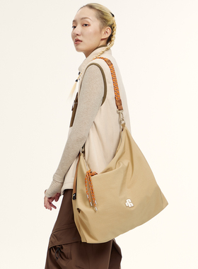 VAOPER喂牌休闲垃圾袋包包大容量单肩包女斜挎包通勤旅行健身包男