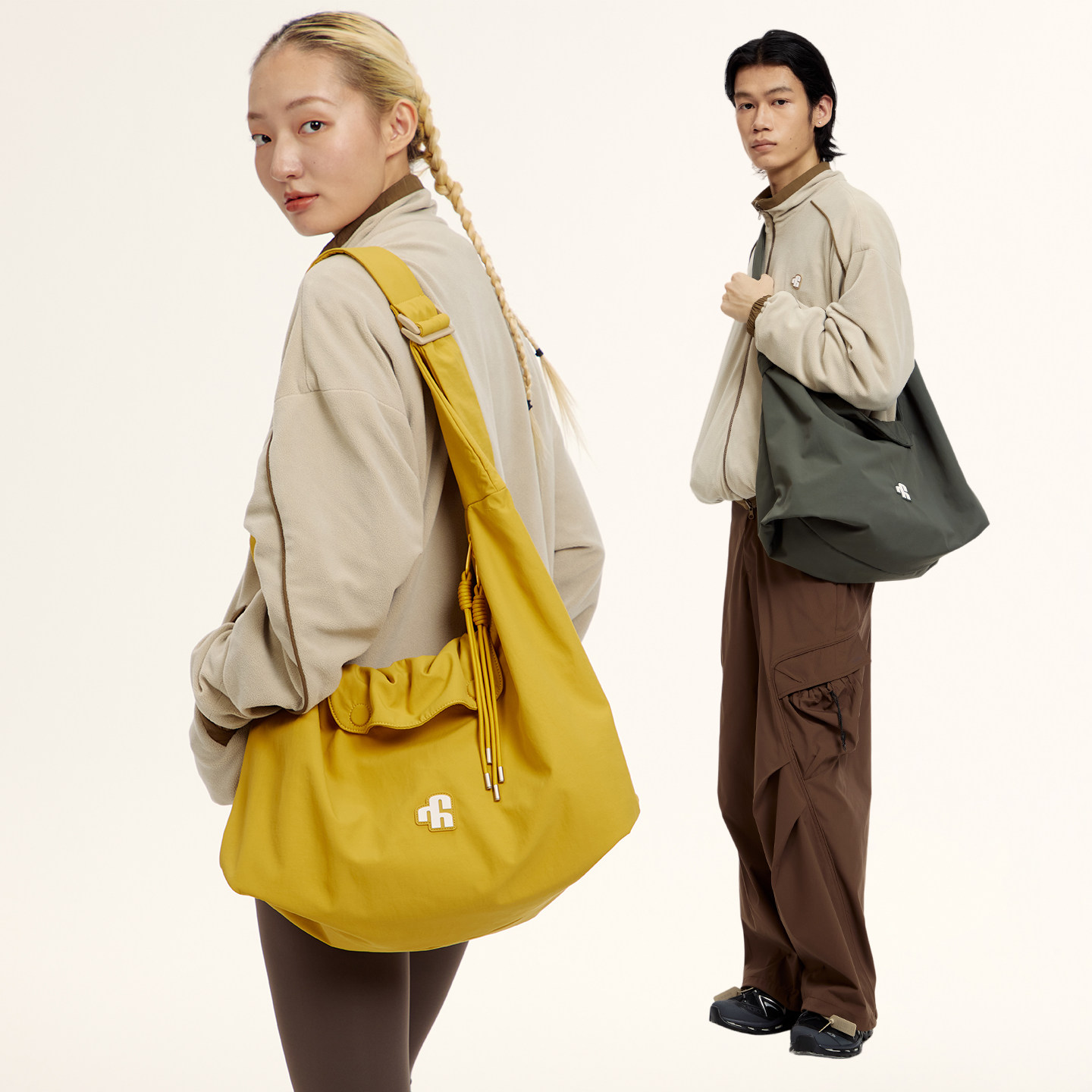 VAOPER喂牌休闲运动斜挎包男大容量通勤旅行单肩包饺子包女,箱包皮具/热销女包/男包,通用款女包,淘宝优惠券,粉丝福利购,淘宝优惠卷