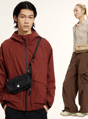 VAOPER喂牌户外水壶包男徒步轻便胸包运动水瓶包休闲单肩斜挎包女