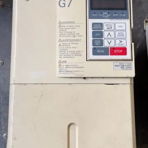 Varispeed G7 CIMR-G7A47P5 变频器 7.5KW 400V三相议价维修