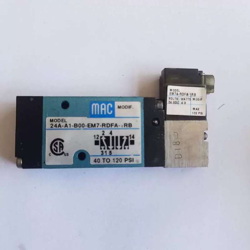 (议价)正品MAC电磁阀24A-A1-B00-EM7-RDFA-1RB/181B-A14BAA