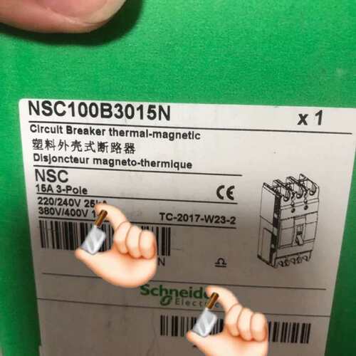 【议价】NSC100B 3P 15A 塑壳断路器NSC100B
