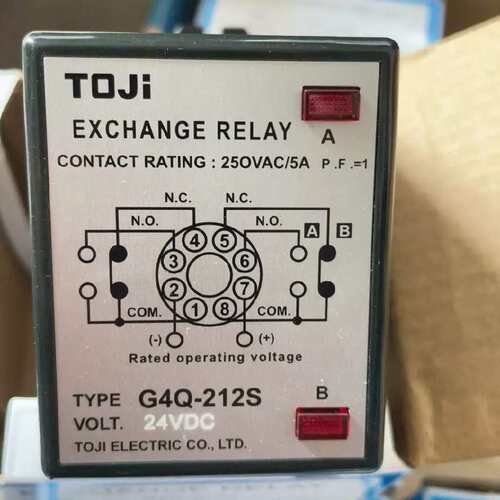 议价TOJI统技交换继电器G4Q-212S，220VAC供电，额
