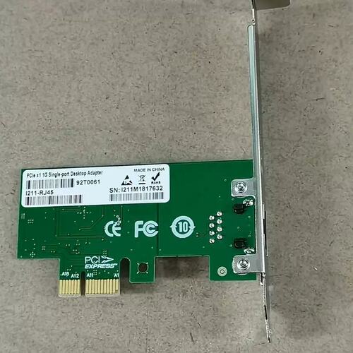 议价i211-RJ45千兆网卡，PCⅠe x1 1G单端口台式机