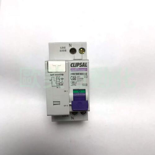 议价PSAL奇胜 PRCBE30/232断路器1P32A 1P+N空气开关带漏电保护器