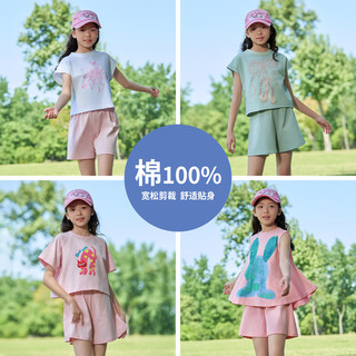 【笛牧夏季新款】女童连衣裙2025夏新款洋气小女孩纯棉布裙子