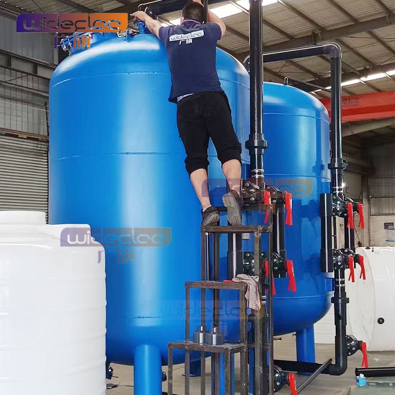 广旗砂石过滤器 水处理石英砂无烟煤活性炭过滤罐 地下水过滤器