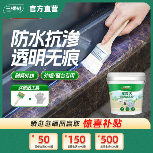 屋顶外露防水补漏三棵树