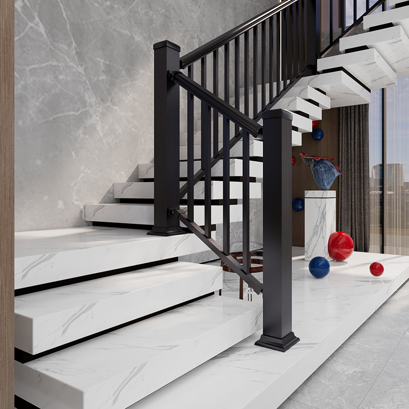 博盾铝合金阳台楼梯扶手护栏定制