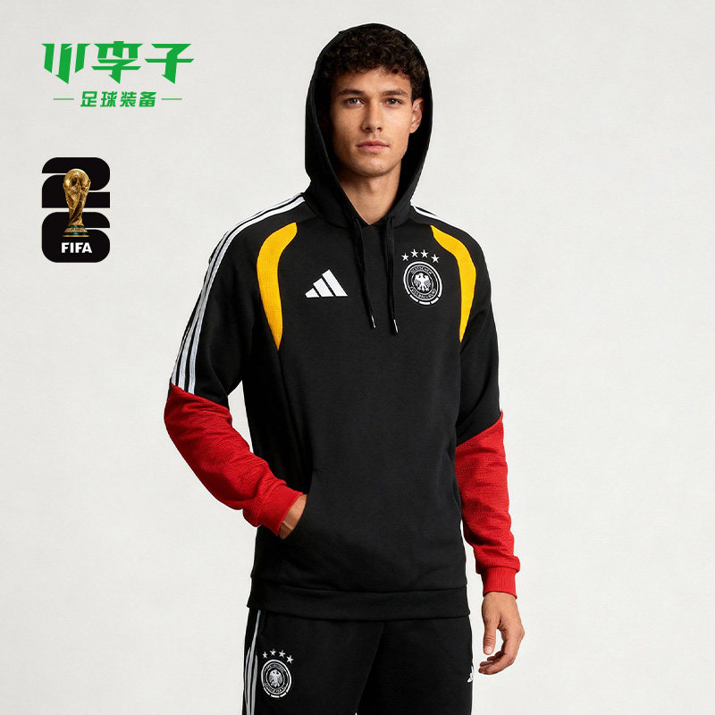 小李子阿迪达斯德国连帽卫衣