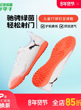 小李子彪马儿童足球鞋FUTURE TF碎钉足球训练鞋男女孩108626 01