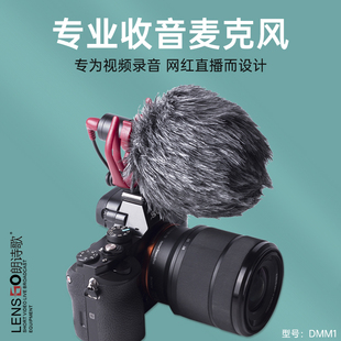 LENSGO朗诗歌DMM1机顶麦手机单反麦克风直播降噪收音器录音收音麦