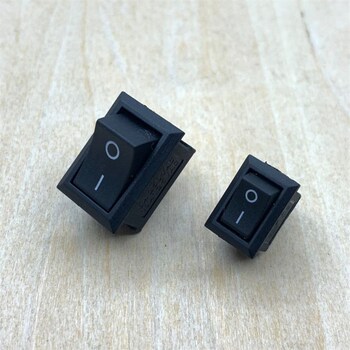 微小型船型按钮开关 2脚2档 迷你照明灯设备电源按键S开关15*10MM