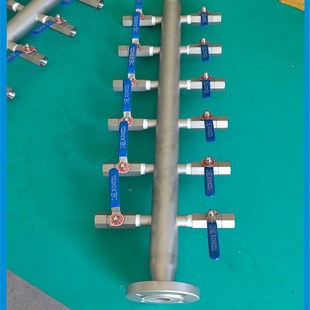 不锈钢气源分配器 气路分气包y 空气分配装置 气排气源分流分配器